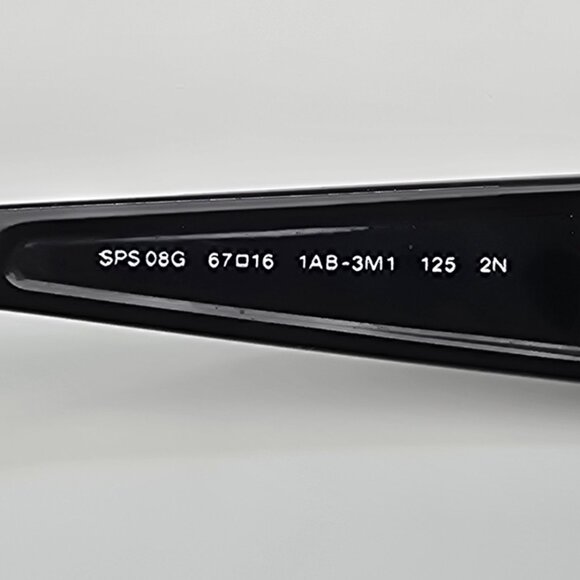 Prada Linea Rossa SPS 08G 1AB3M1 Black Frame Light Blue Gradient Lens Sunglasses - Picture 8 of 15